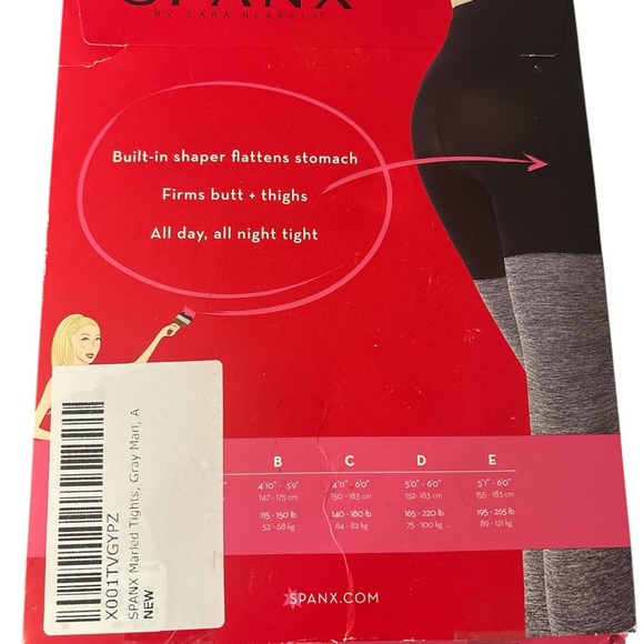 SPANX marbled gray size A (033) - Picture 2 of 2